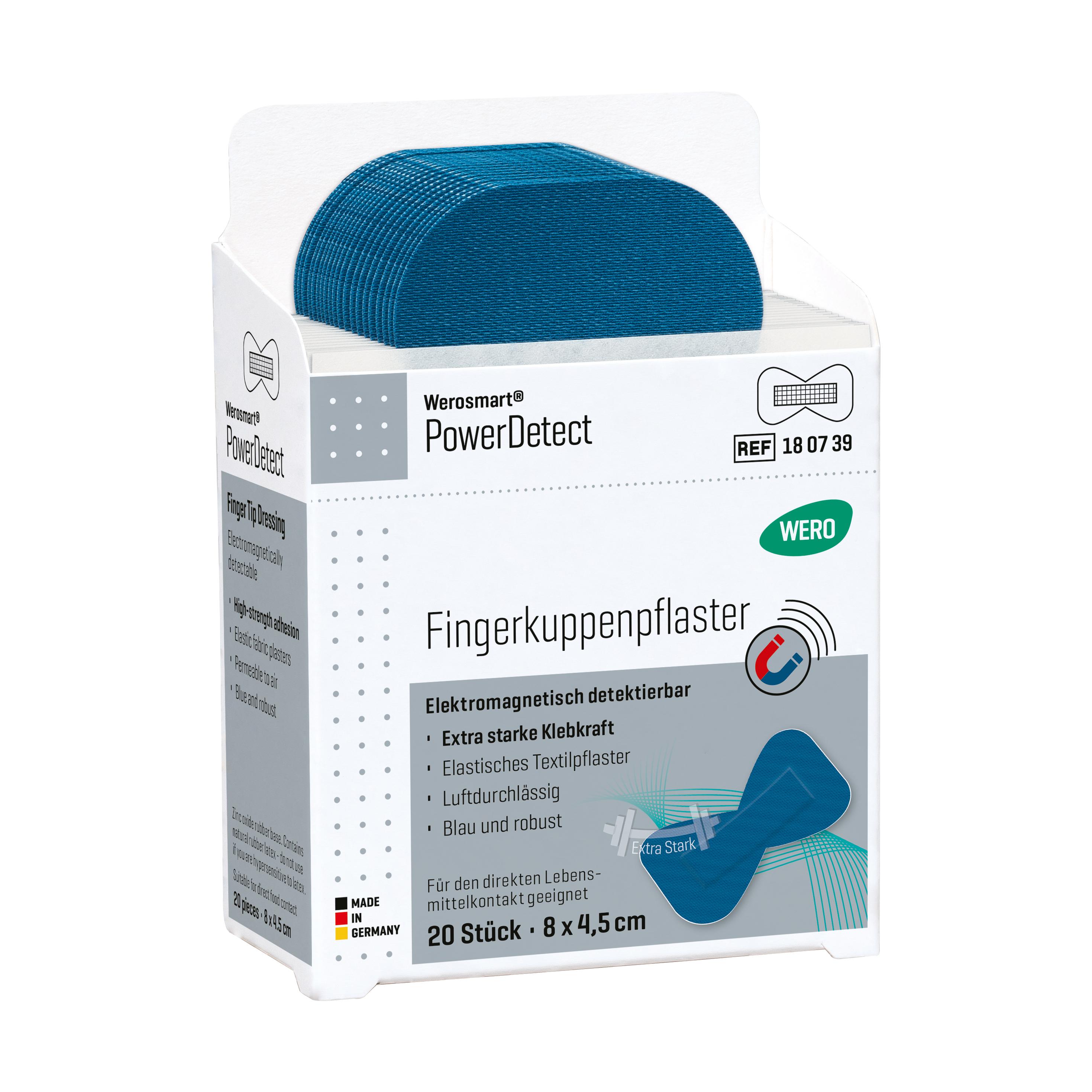 Werosmart® PowerDetect Pflasterspender-Einsätze Fingerkuppenpflaster - 8 cm, Einsatz