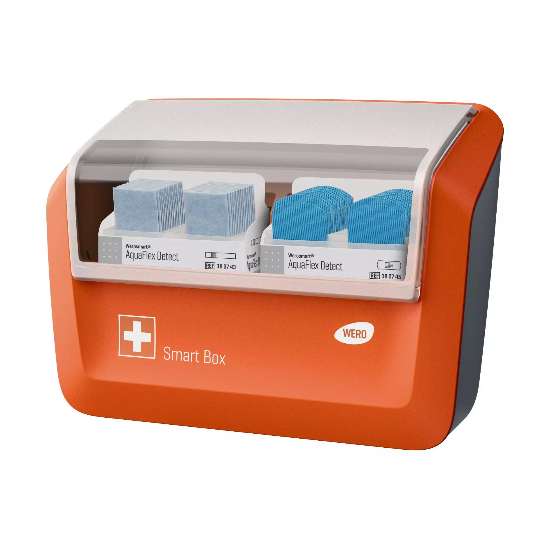 WERO Smart Box® Pflasterspender - gefüllt mit AquaFlex Detect