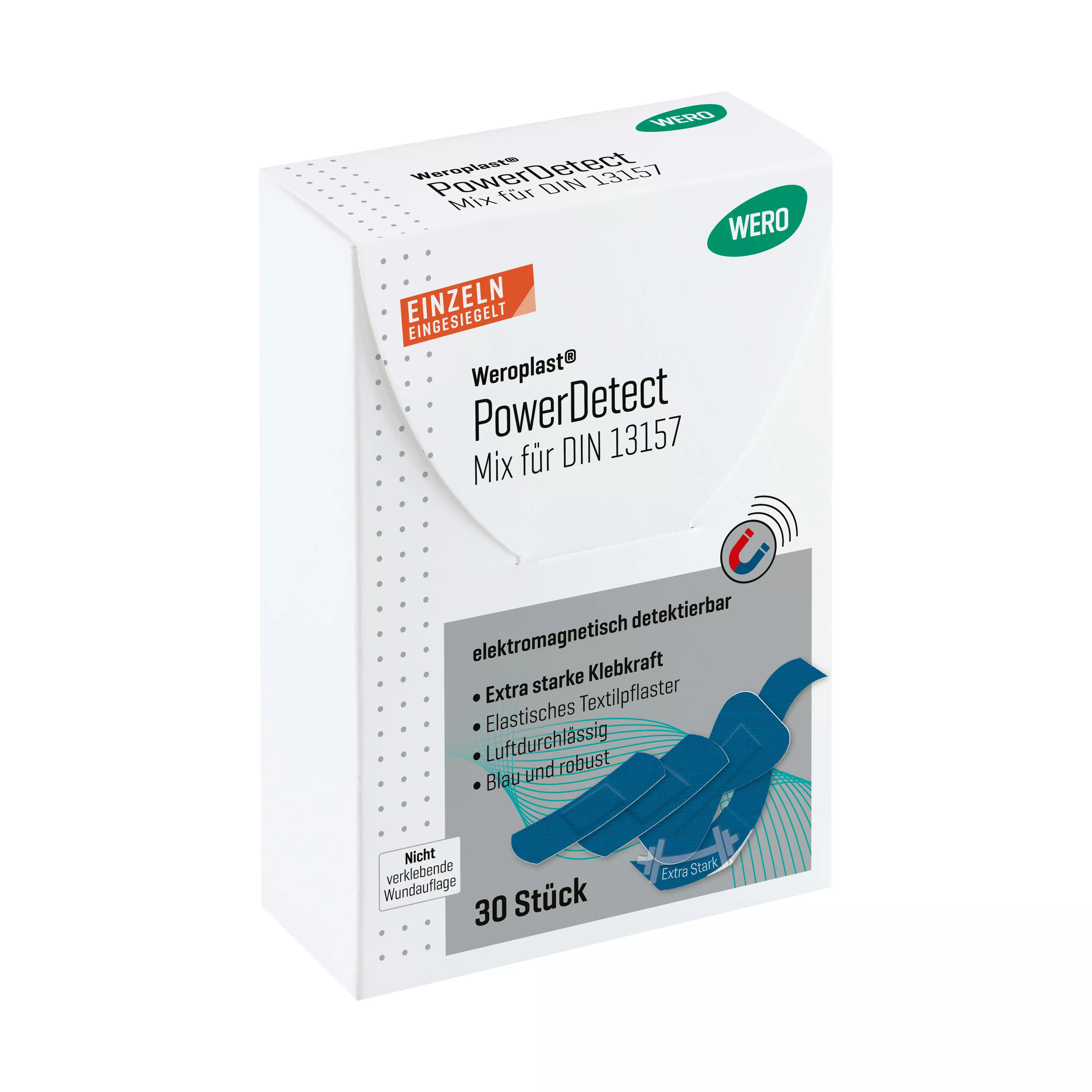 Pflasterset Weroplast® PowerDetect - Mix DIN 13157