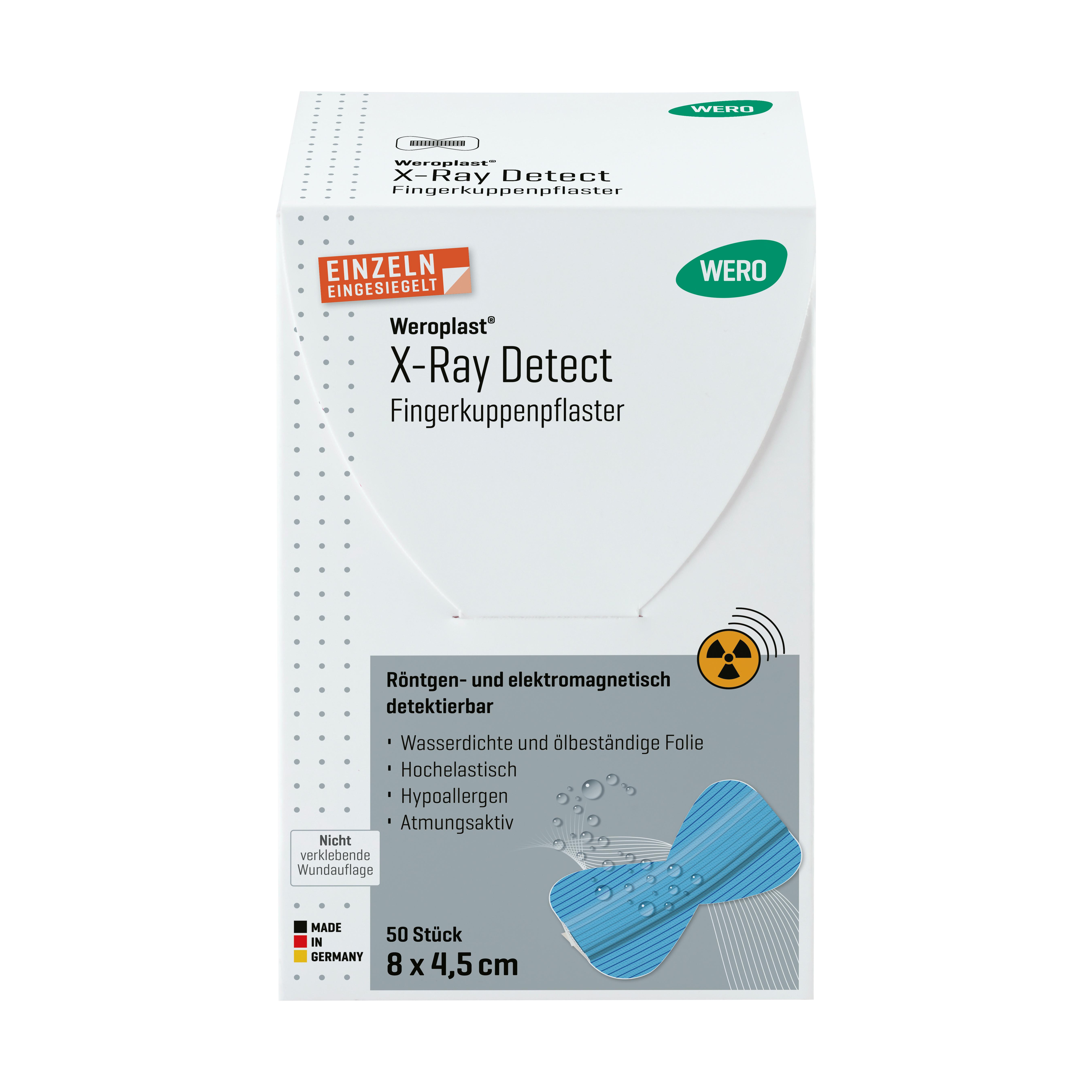Fingerkuppenpflaster Weroplast X-Ray Detect