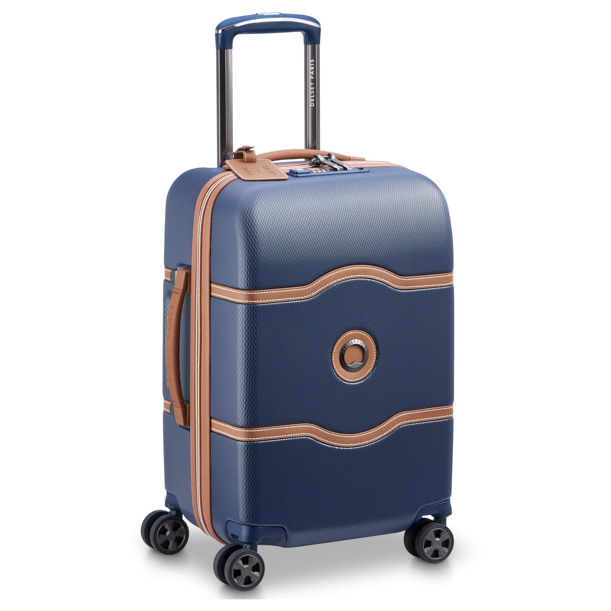 Delsey Paris Chatelet Air 2.0 - 4-Rollen-Kabinentrolley 55 cm (marineblau)