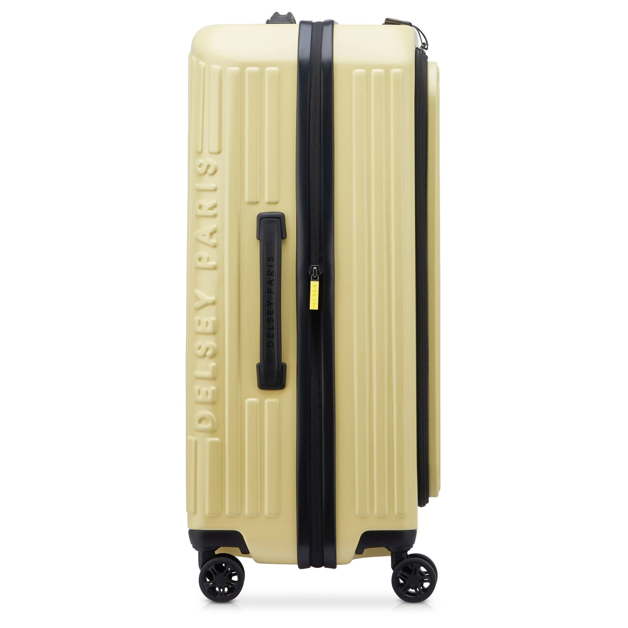Delsey Paris Securitime - 4-Rollen-Trolley M 66 cm erw. (blassgelb)