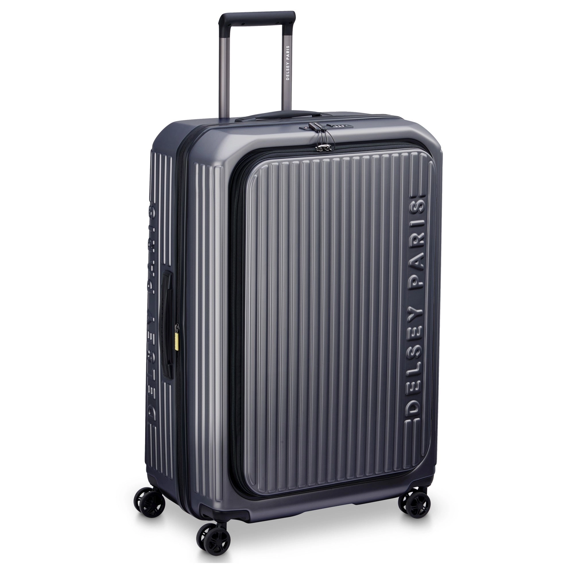 Delsey Paris Securitime - 4-Rollen-Trolley L 77 cm erw. (anthrazit)