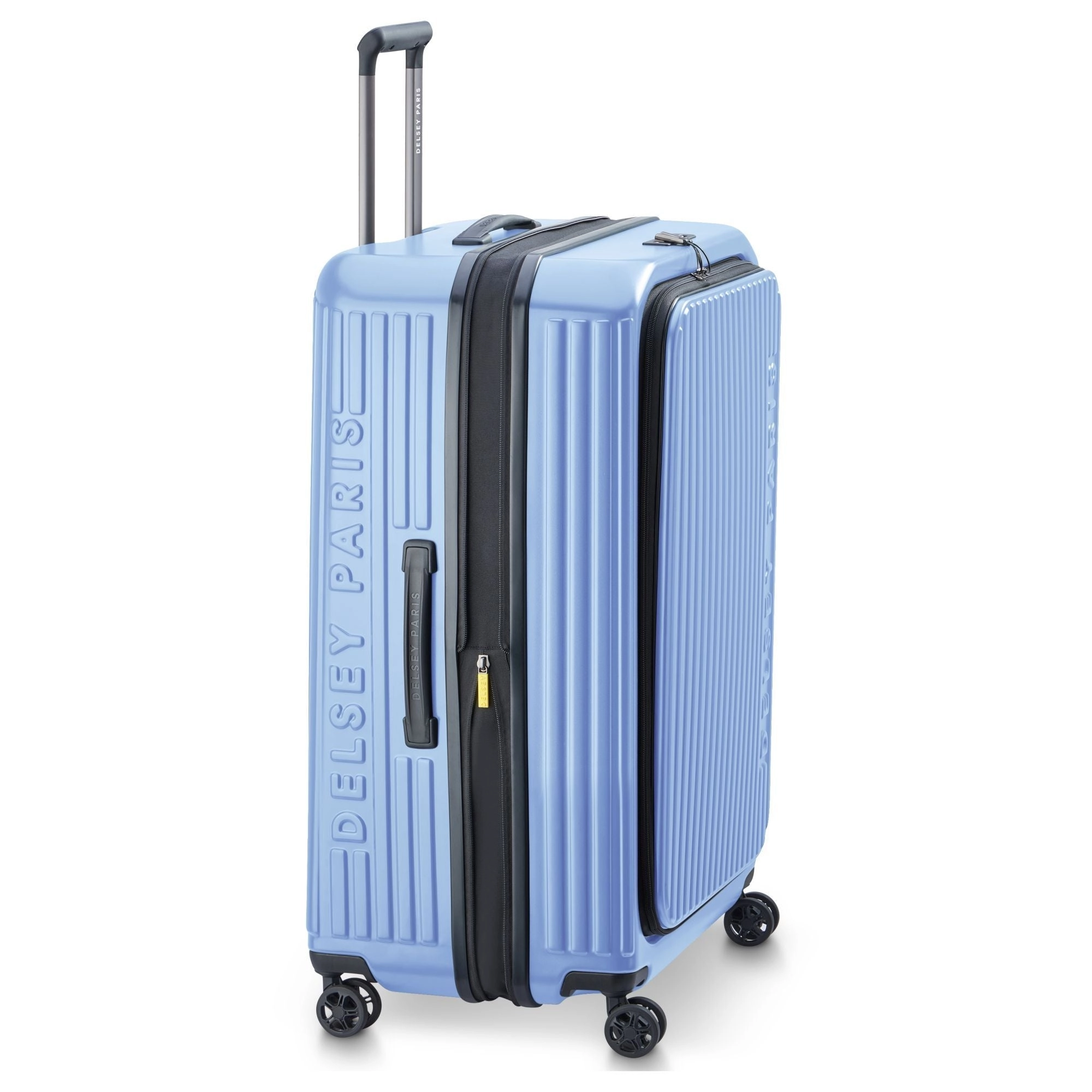 Delsey Paris Securitime - 4-Rollen-Trolley L 77 cm erw. (lavendelblau)