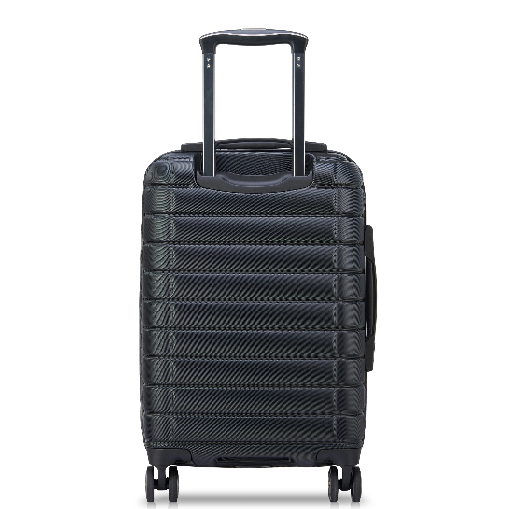 Delsey Paris Shadow 5.0 - 4-Rollen-Kabinentrolley mit Vordertasche S 55 cm erw. USB (schwarz)