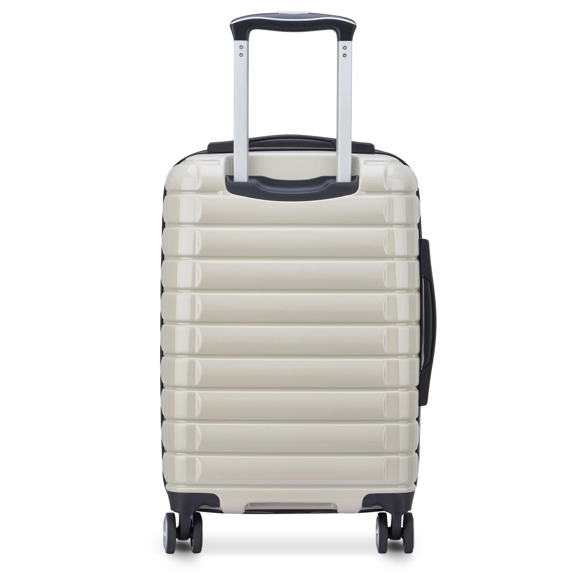 Delsey Paris Shadow 5.0 - 4-Rollen-Kabinentrolley mit Vordertasche S 55 cm erw. USB (elfenbein)