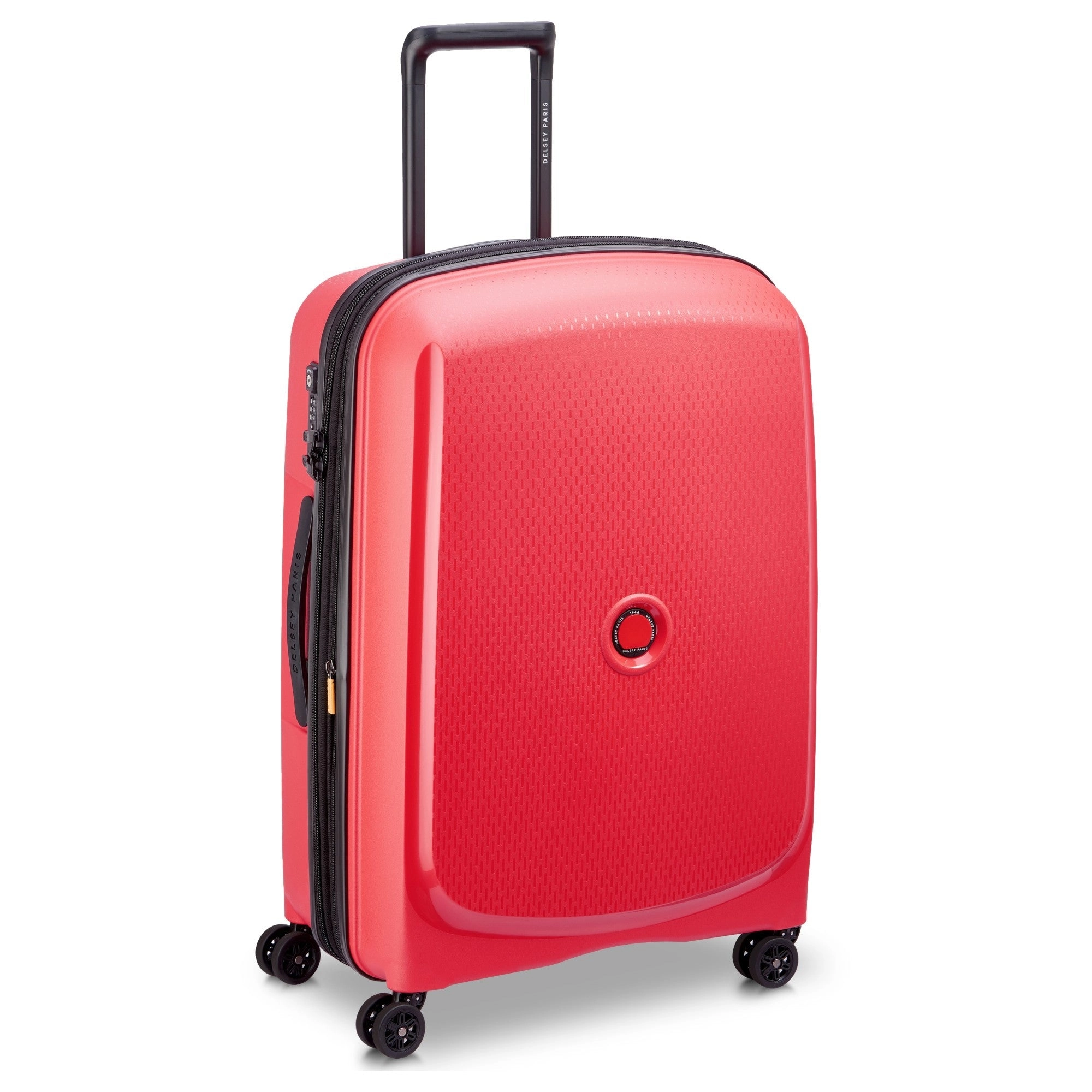 Delsey Paris Belmont Plus - 4-Rollen-Trolley recycelt 71 cm erw. (orange)