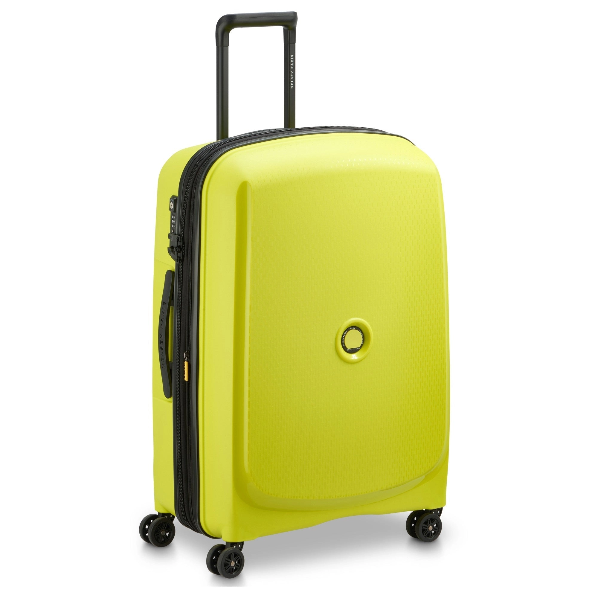 Delsey Paris Belmont Plus - 4-Rollen-Trolley recycelt 71 cm erw. (grün chartreuse)