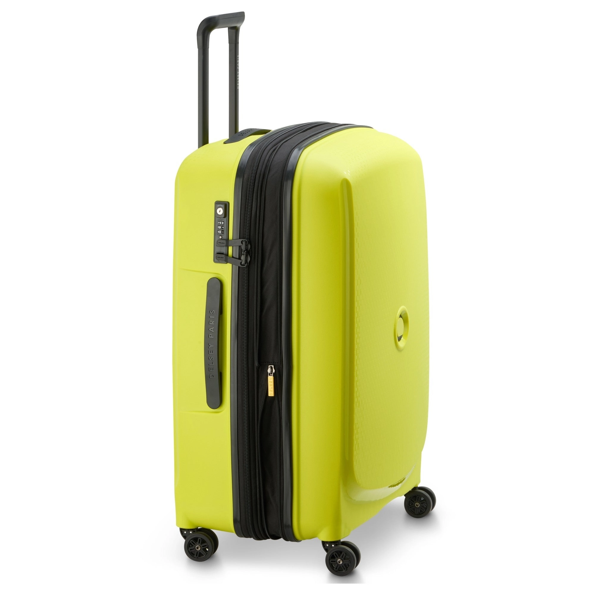 Delsey Paris Belmont Plus - 4-Rollen-Trolley recycelt 71 cm erw. (grün chartreuse)