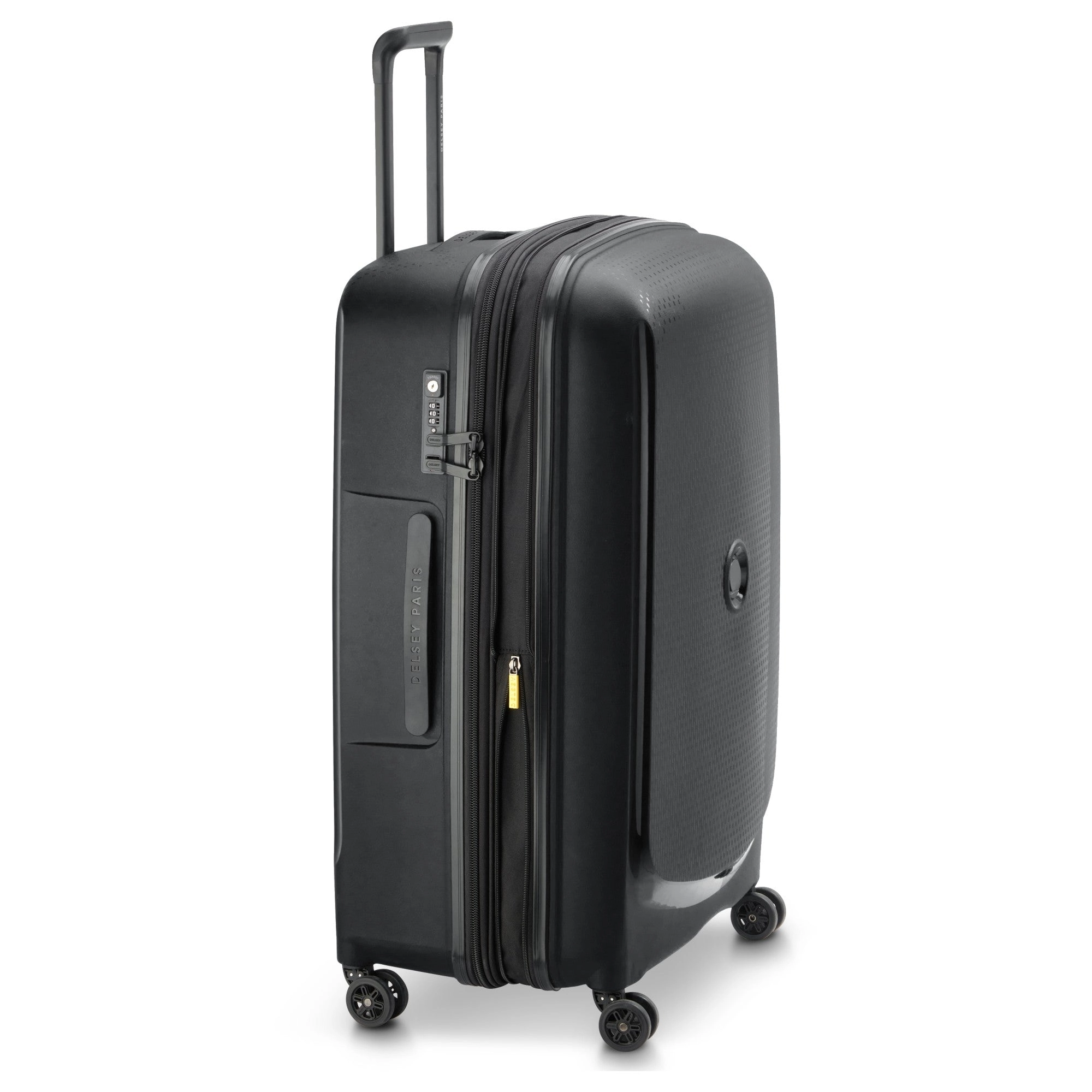 Delsey Paris Belmont Plus - 4-Rollen-Trolley recycelt 76 cm erw. (schwarz)