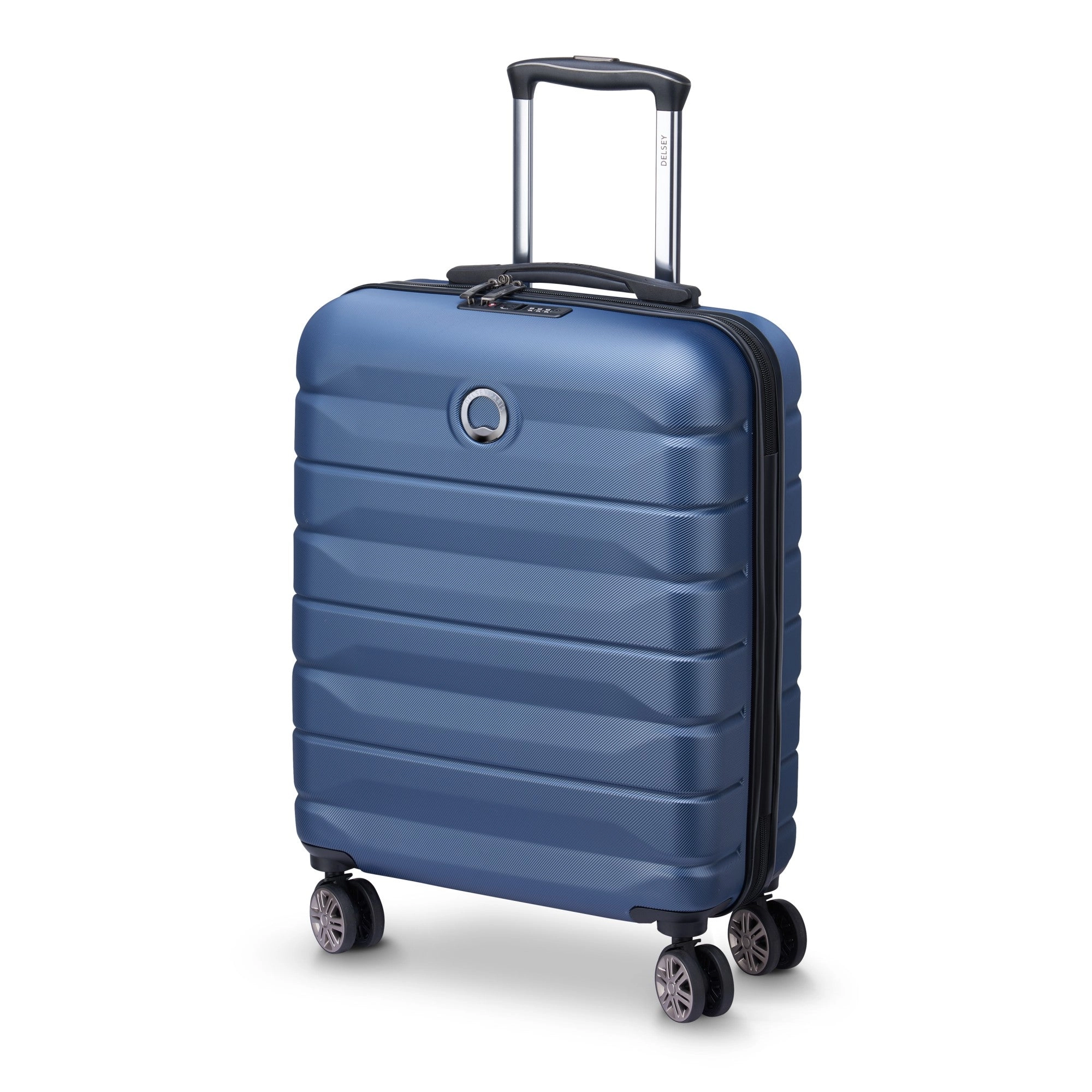 Delsey Paris Air Armour Slimline - 4-Rollen Kabinentrolley S 55 cm (nachtblau)