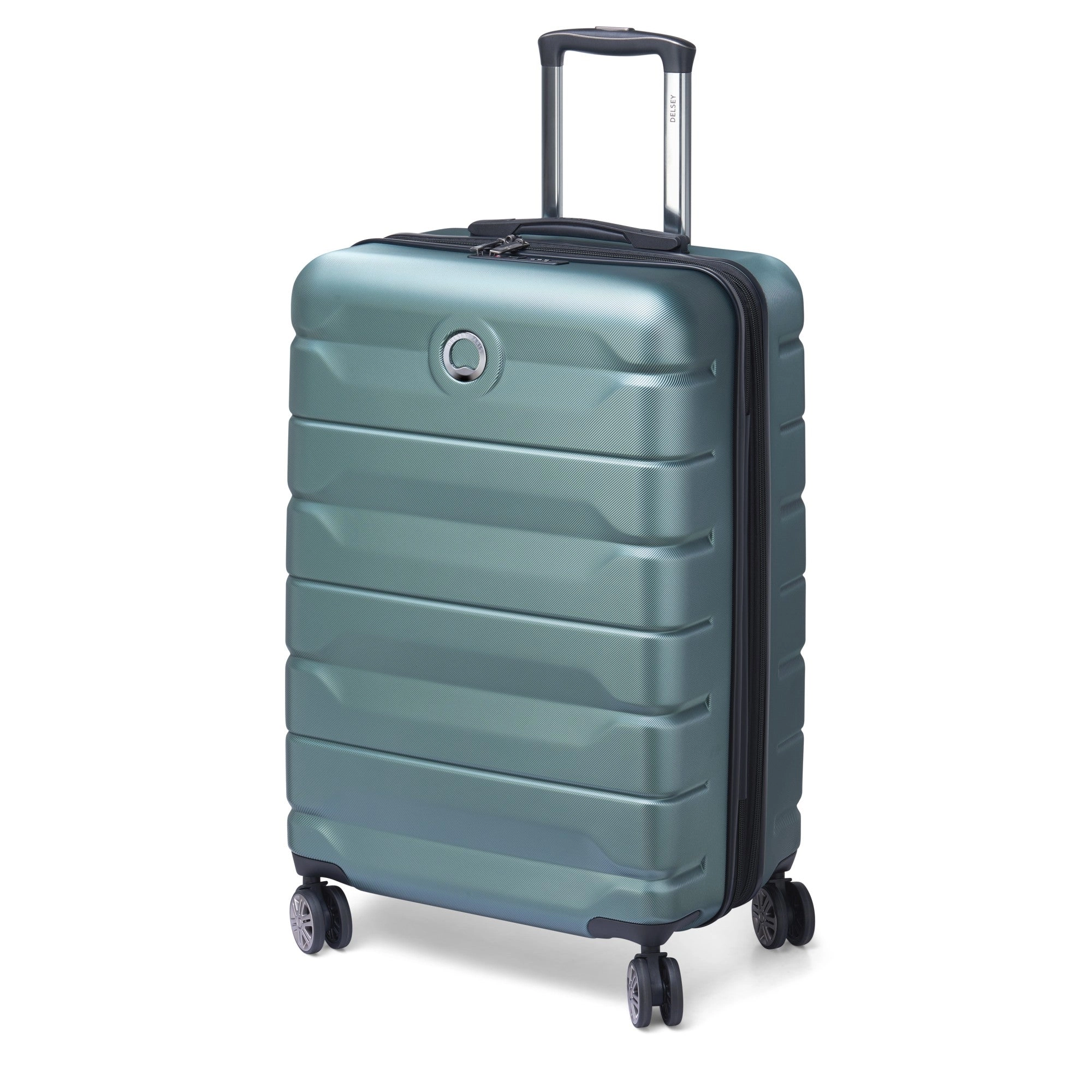 Delsey Paris Air Armour - 4-Rollen-Trolley M 68 cm erw. (grün)