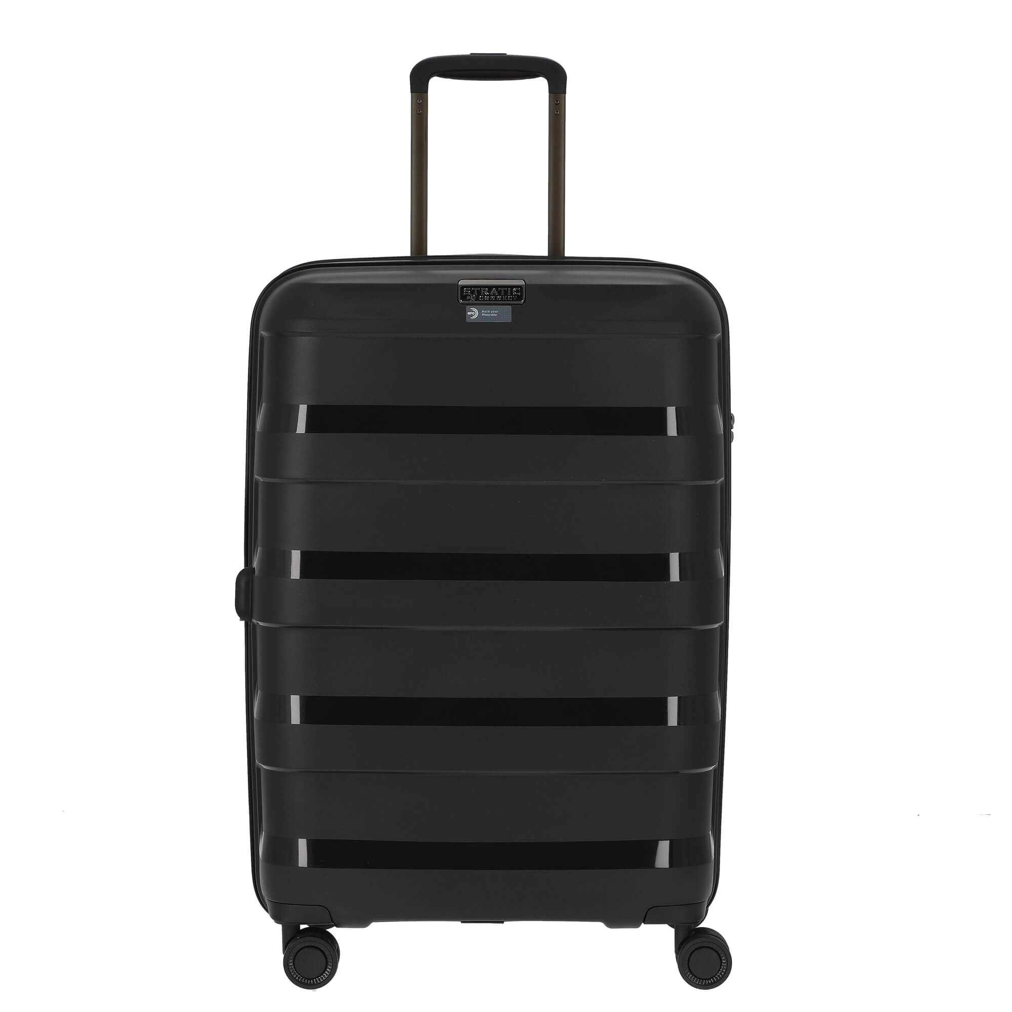 Stratic Straw+ - 4-Rollen-Trolley 66 cm M erw. (black)