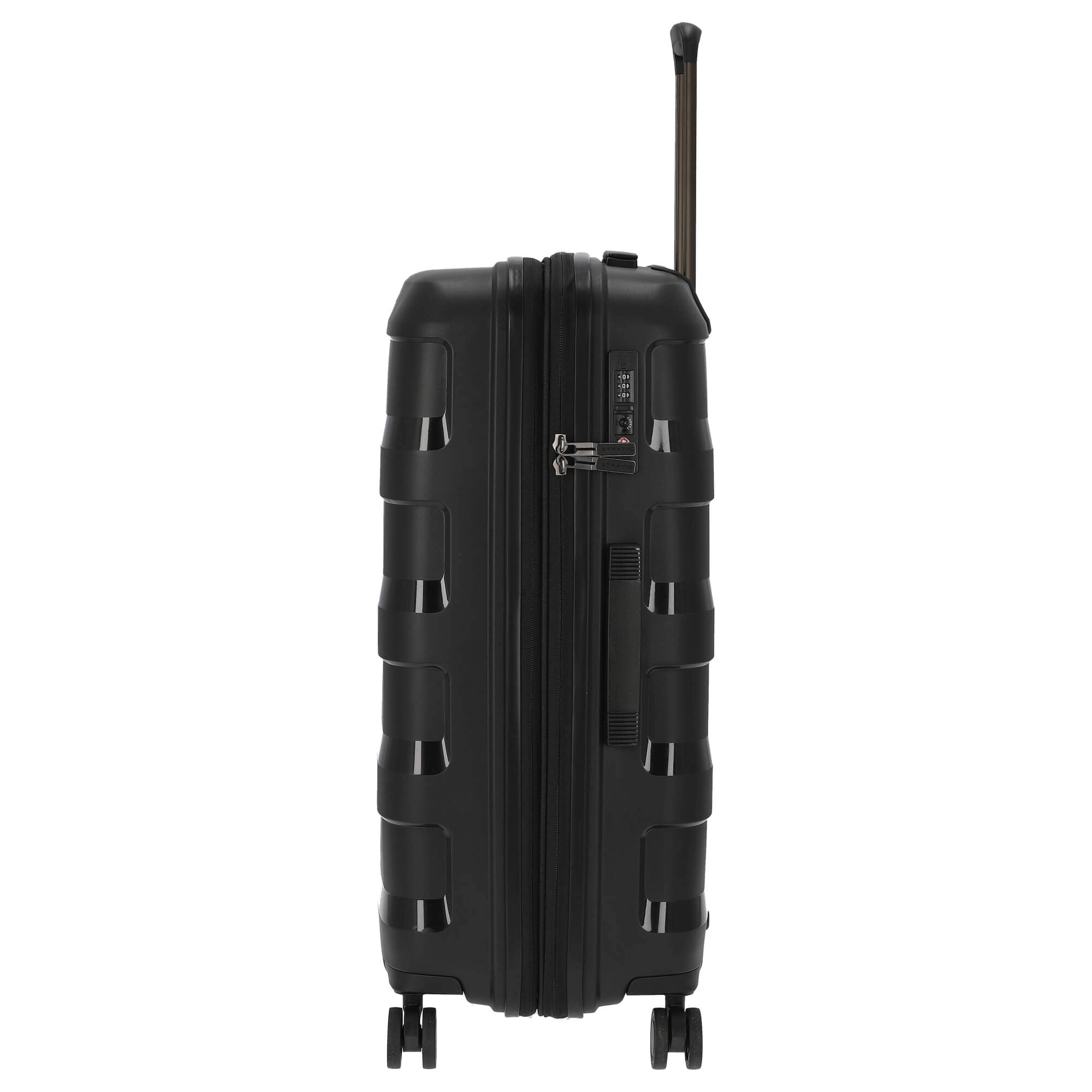 Stratic Straw+ - 4-Rollen-Trolley 66 cm M erw. (black)