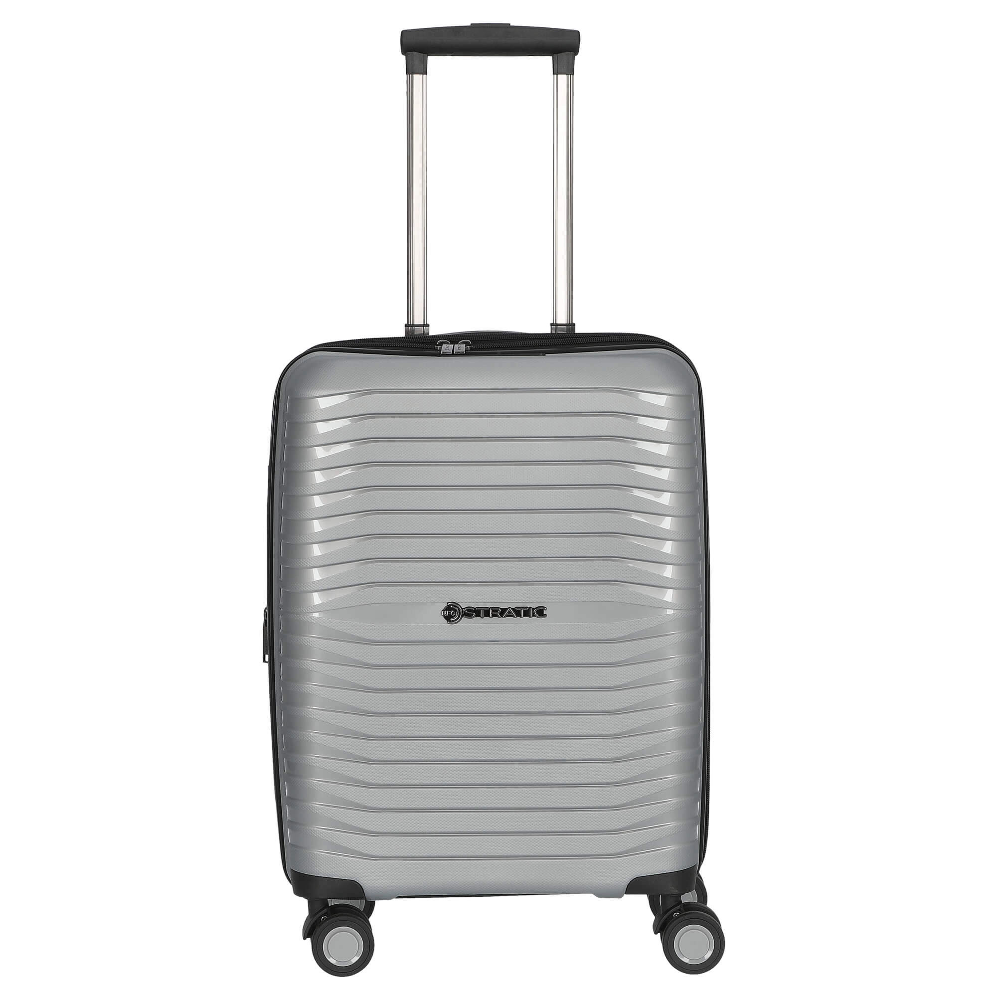Stratic Bright+ - 4-Rollen-Trolley 56 cm S erw. (silver)