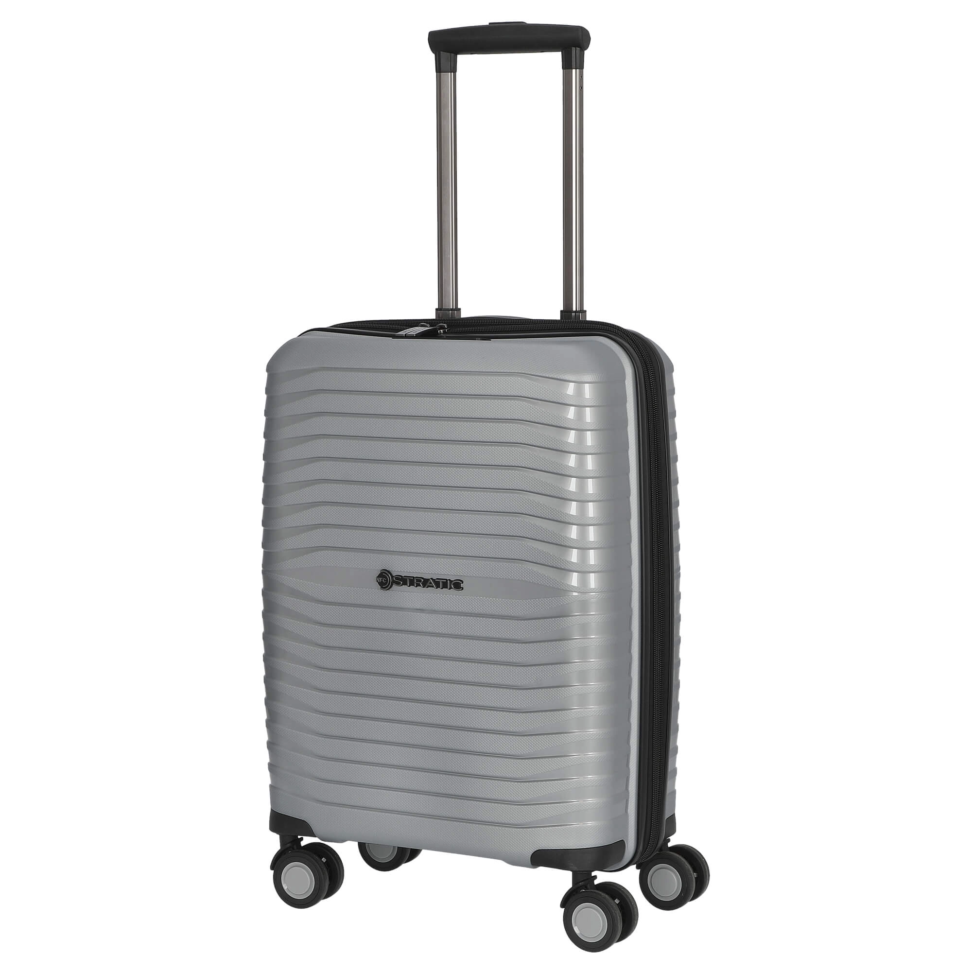 Stratic Bright+ - 4-Rollen-Trolley 56 cm S erw. (silver)