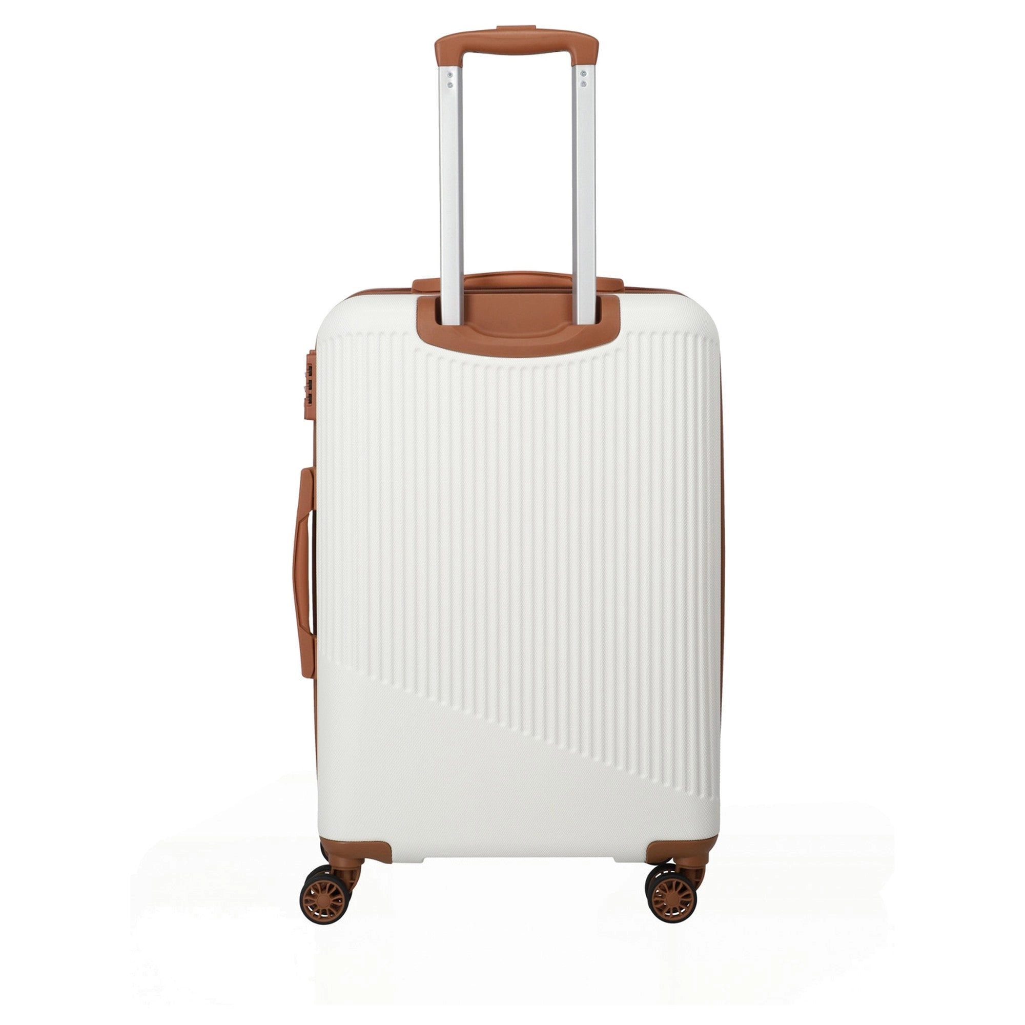 Travelite Bali - 4-Rollen-Trolley M 67 cm (weiß/cognac)