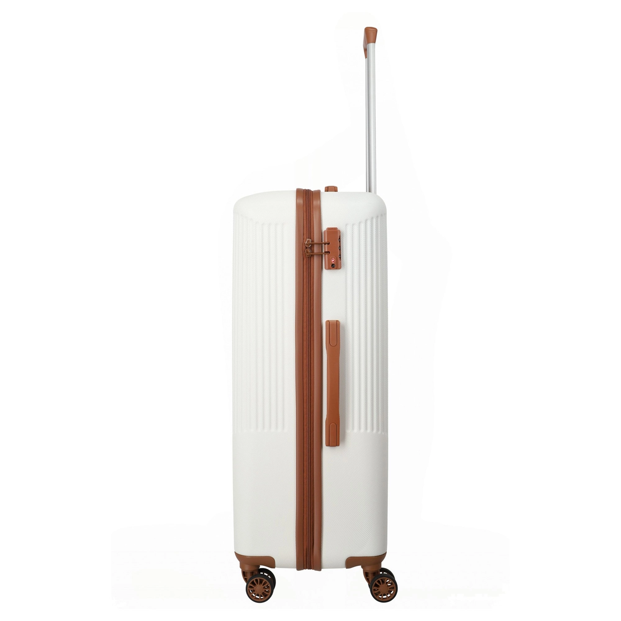 Travelite Bali - 4-Rollen-Trolley L 77 cm (weiß/cognac)