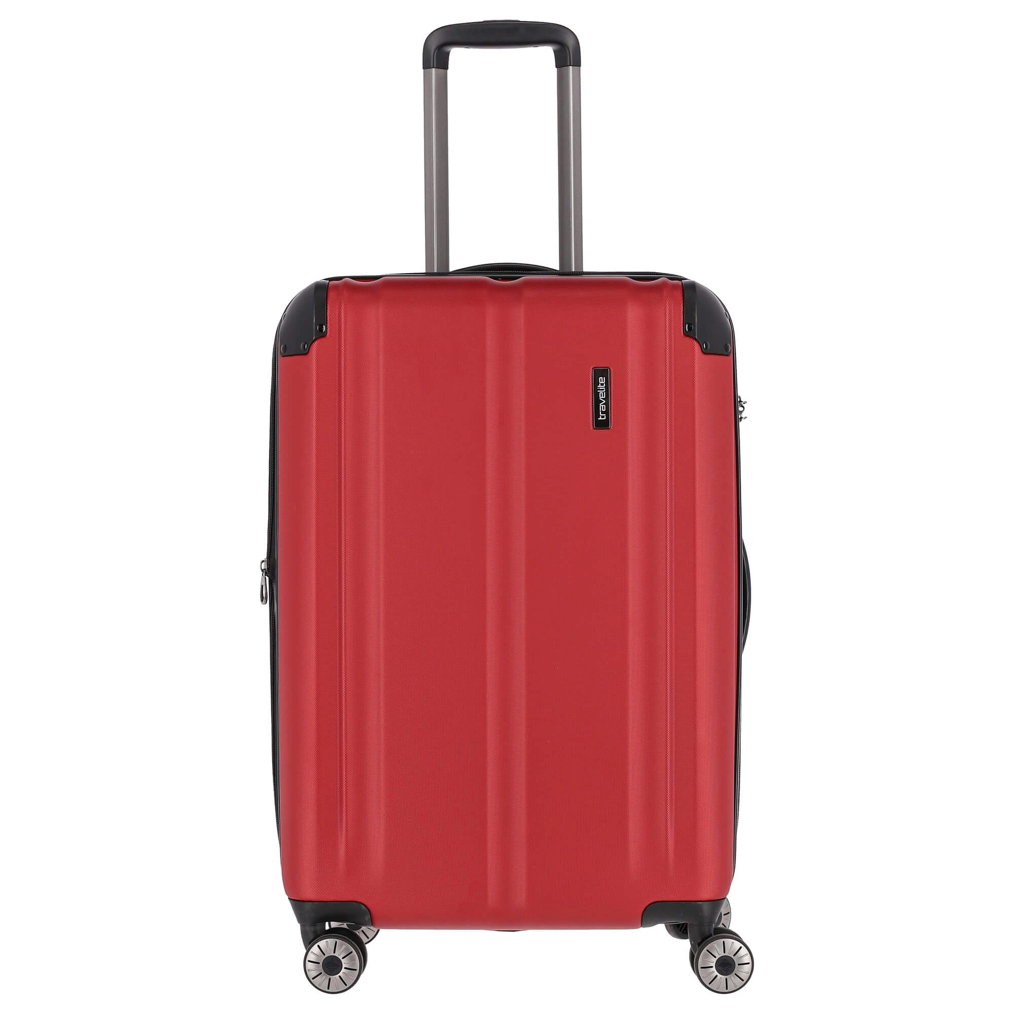 Travelite City - 4-Rollen-Trolley erw. M 68 cm (rot)