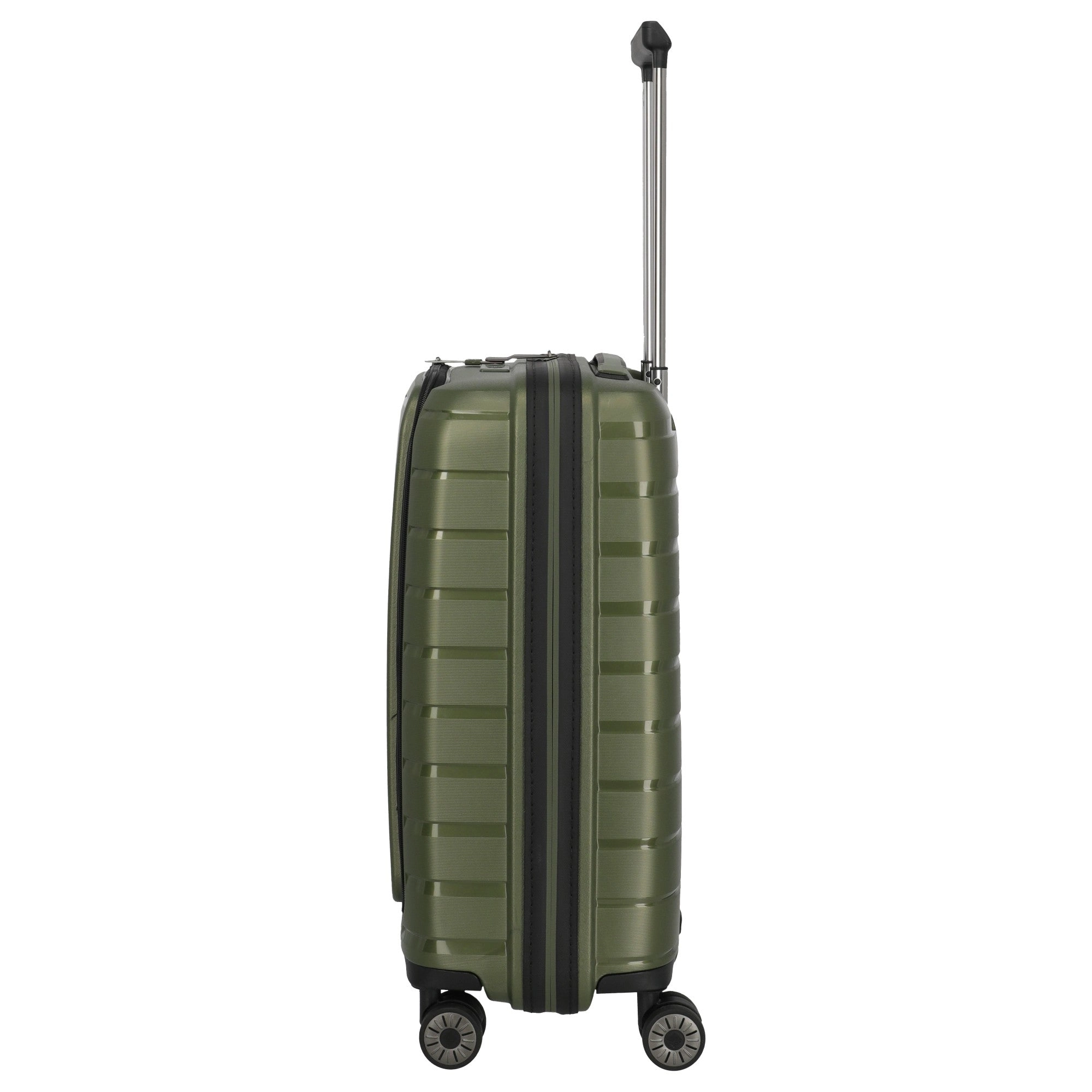 Travelite Air Base - 4-Rollen-Kabinentrolley mit Vortasche S 55 cm (olive)