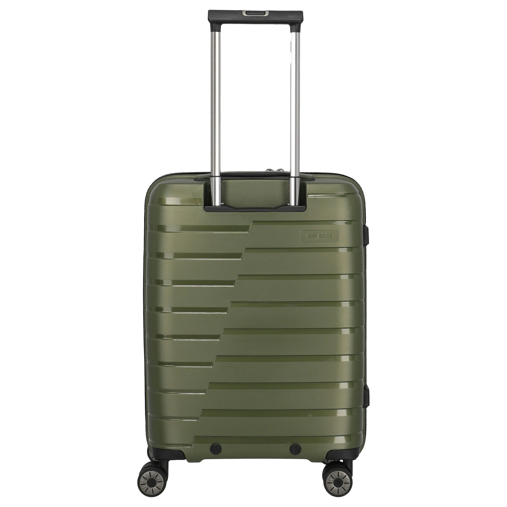 Travelite Air Base - 4-Rollen-Kabinentrolley mit Vortasche S 55 cm (olive)