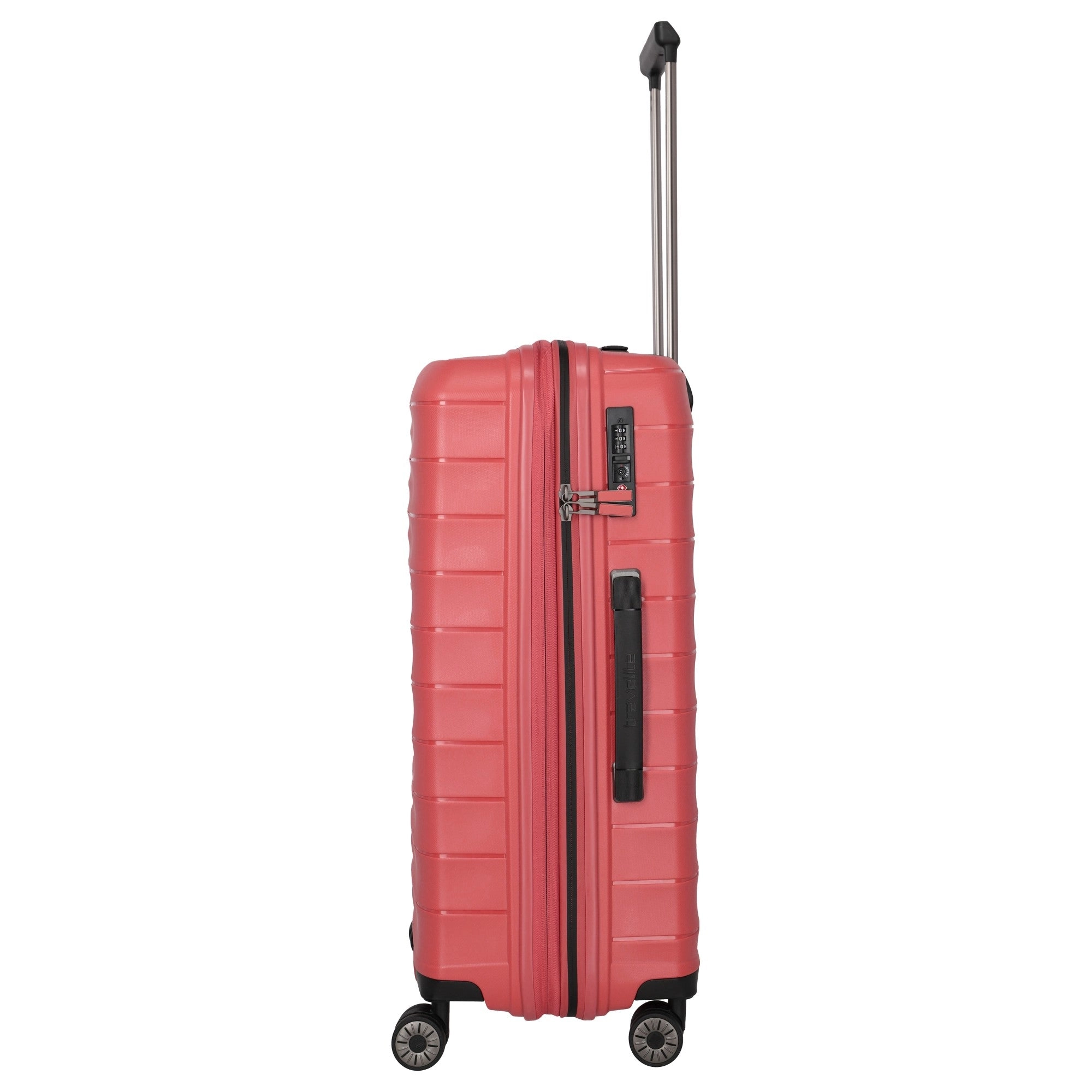 Travelite Mooby - 4-Rollen-Trolley M 66 cm erw. (rot)