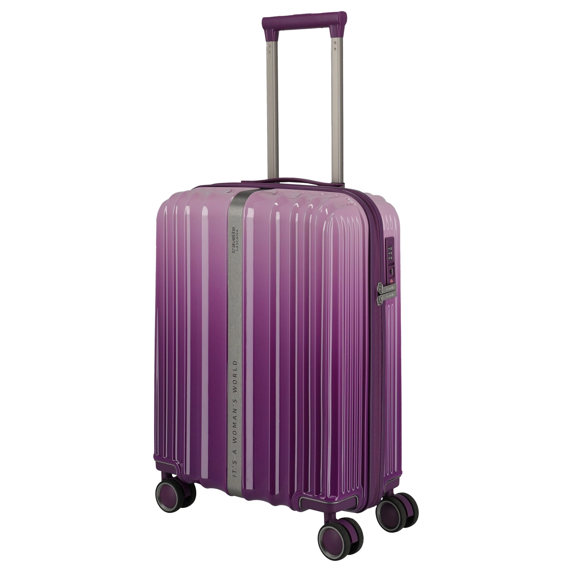 Travelite LASCANA Edition - 4-Rollen-Kabinentrolley 55 cm (purple degrade)