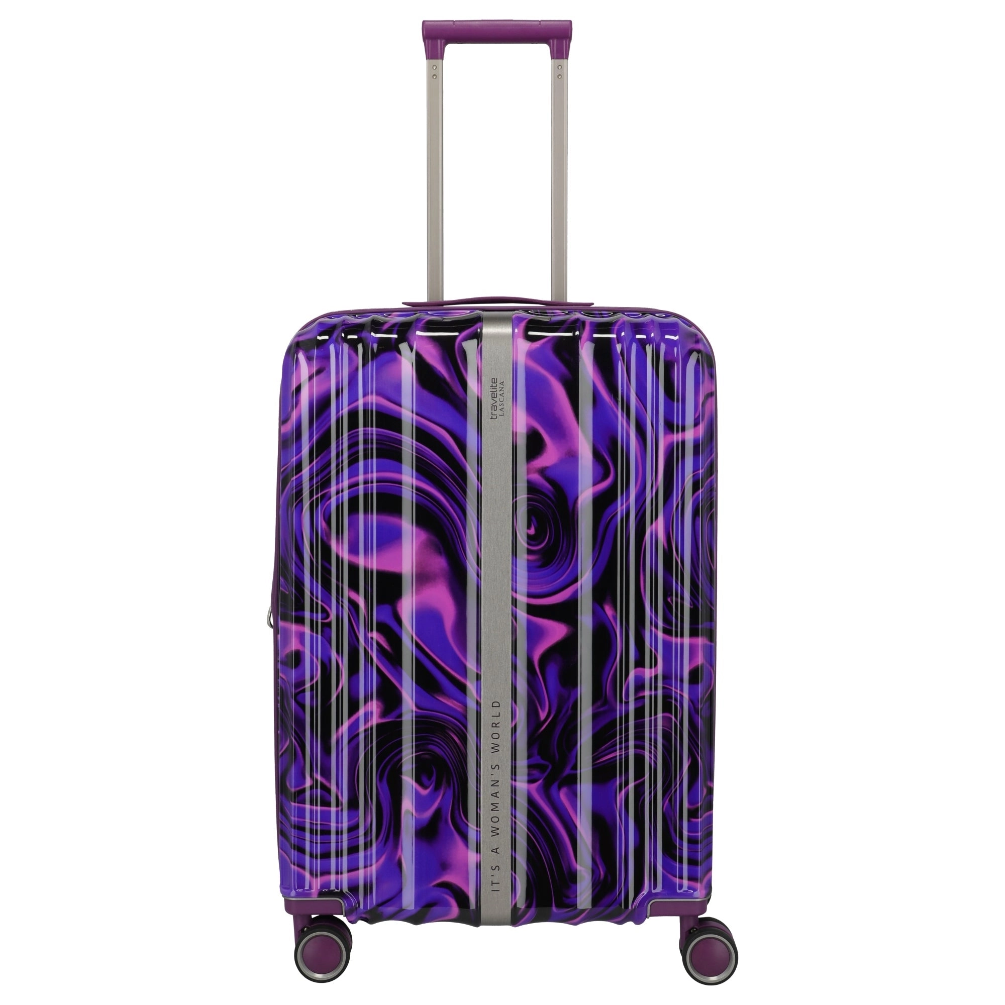 Travelite LASCANA Edition - 4-Rollen-Trolley 65 cm (purple swirl)