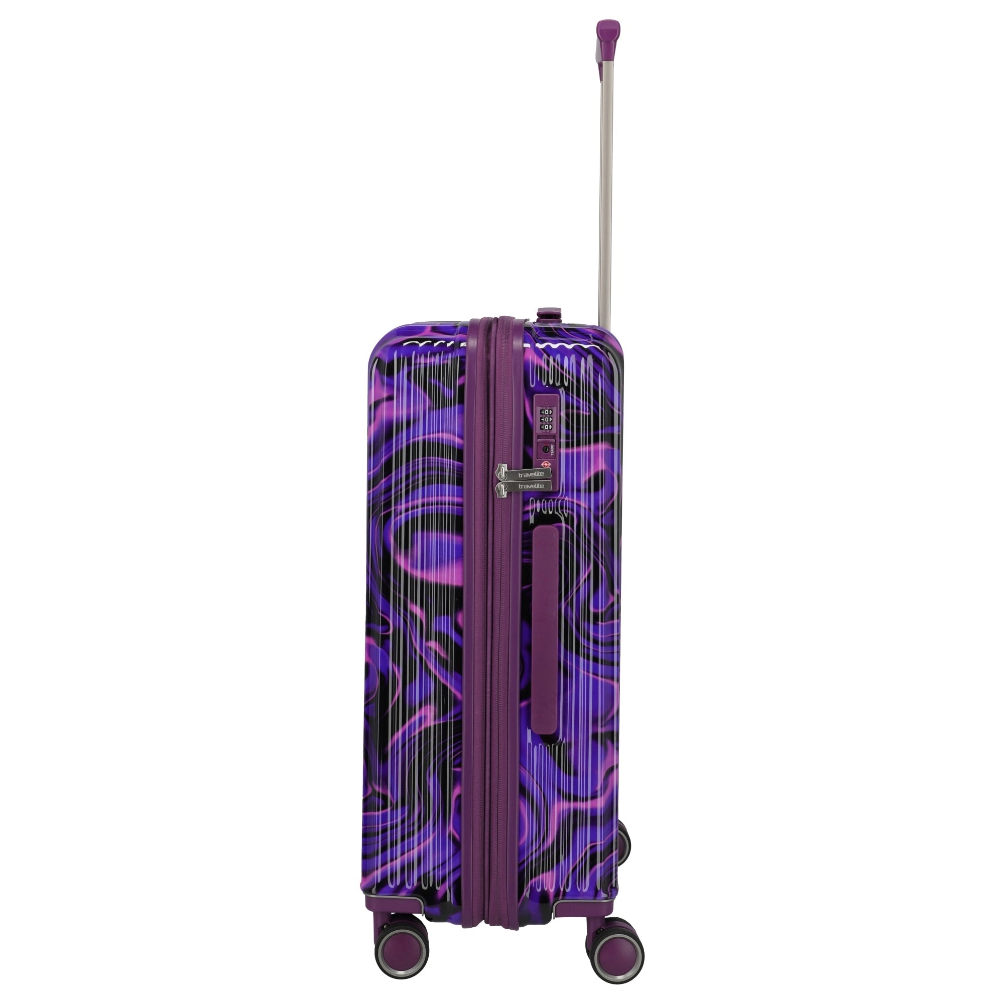 Travelite LASCANA Edition - 4-Rollen-Trolley 65 cm (purple swirl)