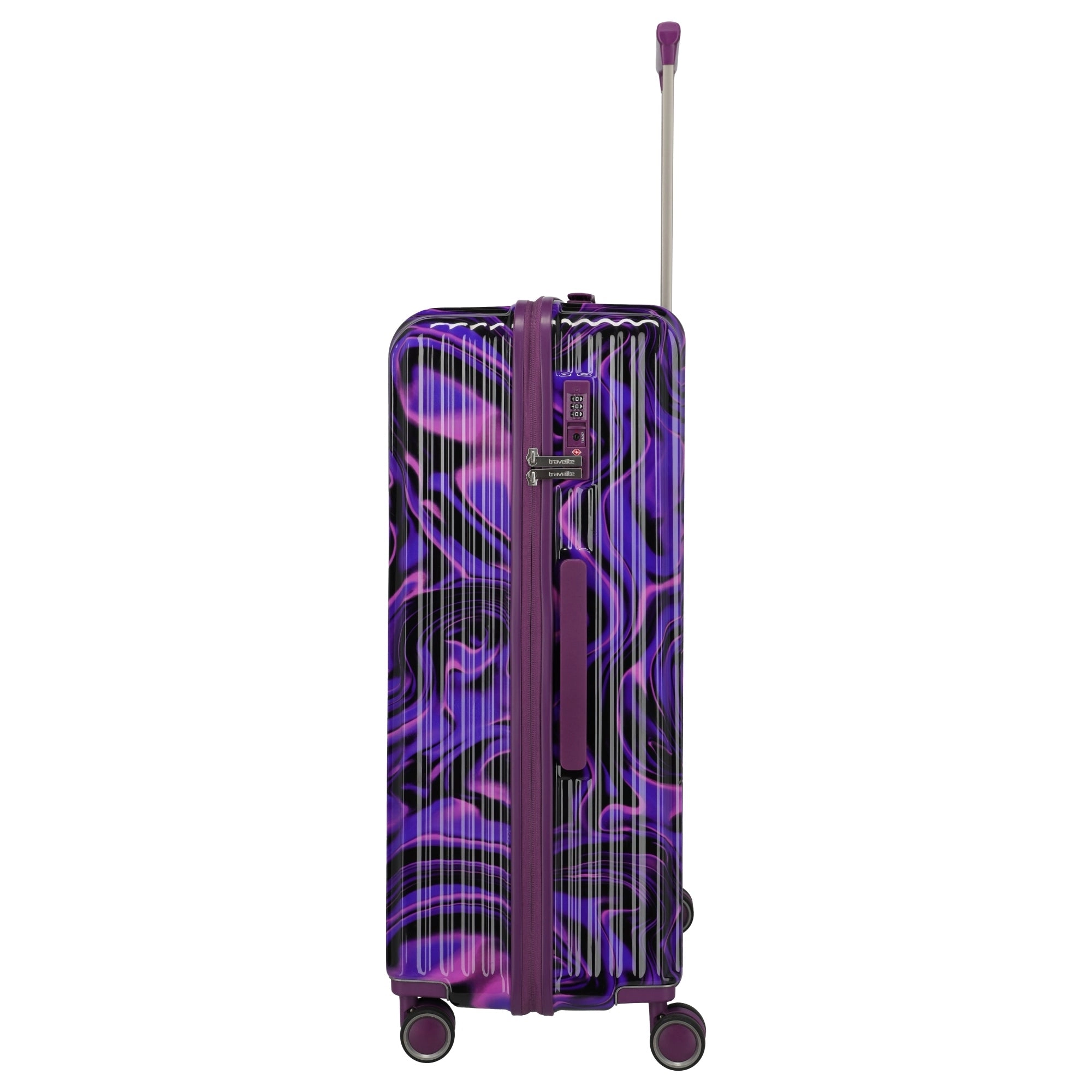 Travelite LASCANA Edition - 4-Rollen-Trolley 76 cm (purple swirl)