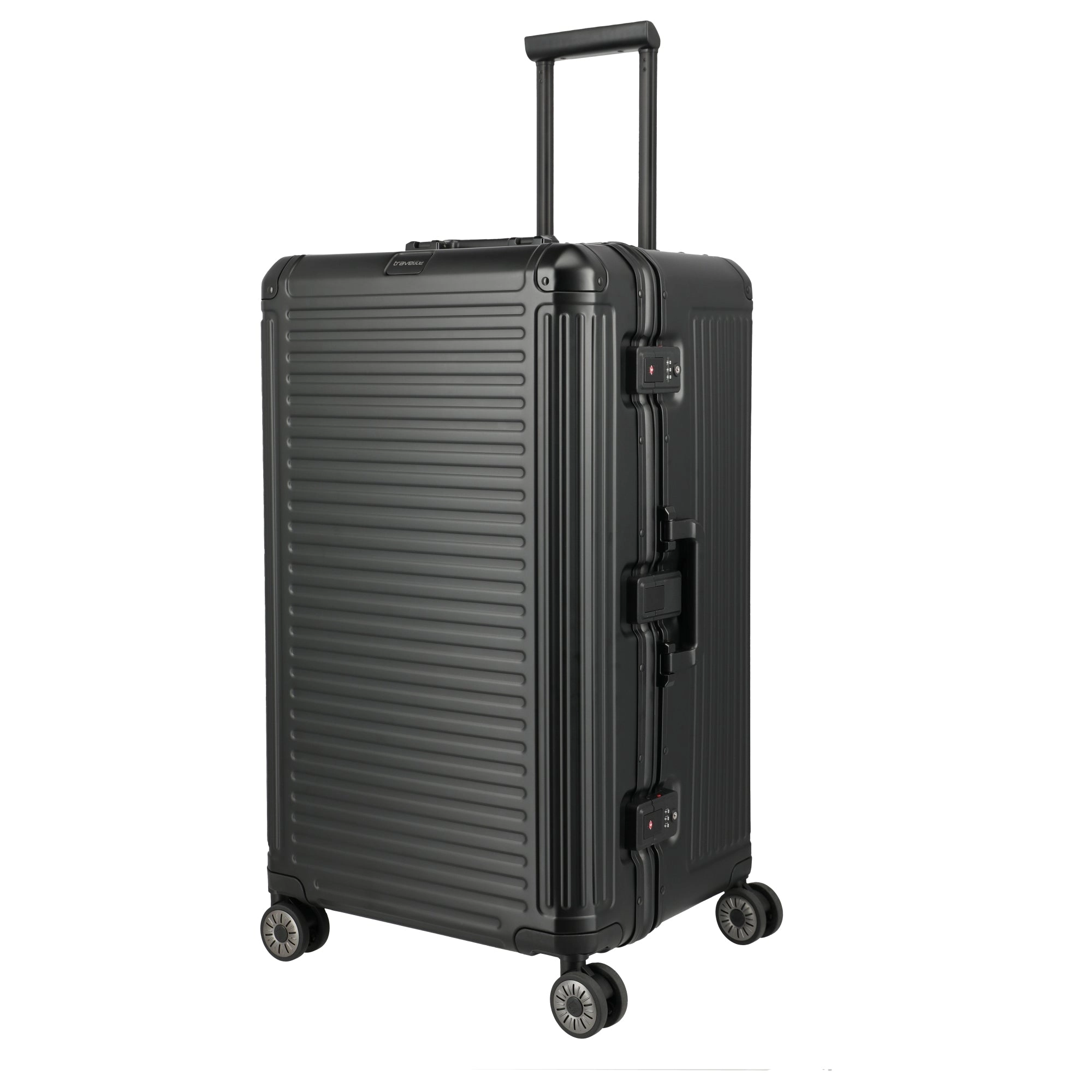 Travelite Next Trunk - 4-Rollen-Trolley 76 cm (schwarz)