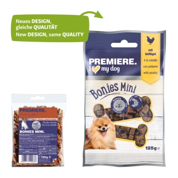 PREMIERE Bonies Mini 2x125g Geflügelknochen