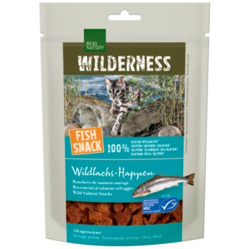 REAL NATURE WILDERNESS Fish Snack Wildlachs-Happen, 35 g