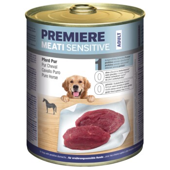 PREMIERE Meati Sensitive Pferd pur 6x800 g