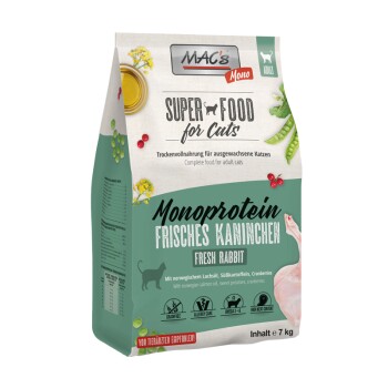 MAC's Cat Mono Trockenfutter Katze Adult Kaninchen 7 kg