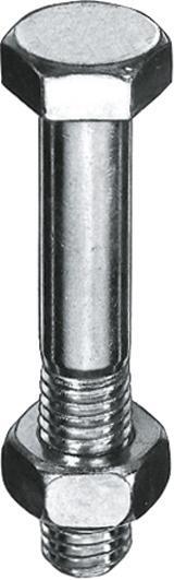 Sechskantschraube DIN 601 M 6x 40 Mu zn E-NORMpro 200 Stück