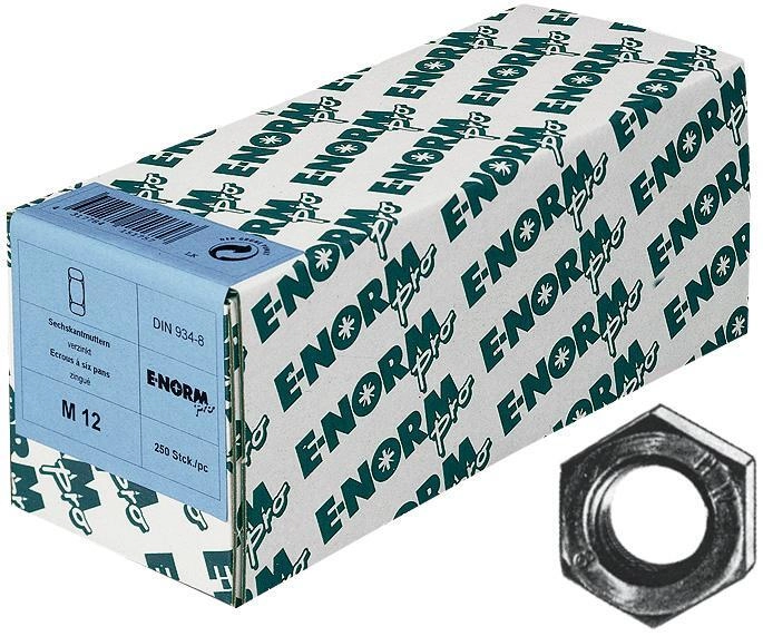 Sechskantmutter DIN 934 M20 - 8zn HP E-NORMpro 50 Stück