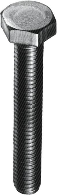 Sechskantschraube DIN 933 M 6x 45 8.8 zn E-NORMpro 200 Stück