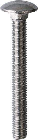 Flachrundschraube DIN 603 M10x 80 A2 E-NORMpro 50 Stück