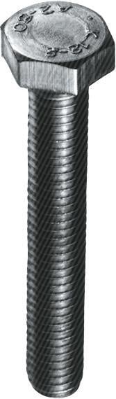 Sechskantschraube DIN 933 M12x 70 A2 E-NORMpro 25 Stück