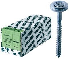 Spenglerschraube A2 verkupfert 4,5x 65 Dichtscheibe-15 E-NORMpro