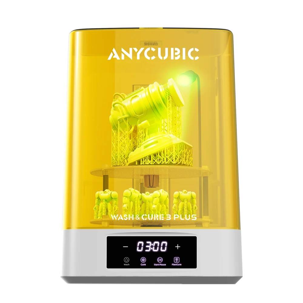 ANYCUBIC Wash & Cure 3 Plus Waschen Aushärten 2 in 1 Maschine für Photon Mono M5s LCD 3D-Drucker 3D-Druckmodelle