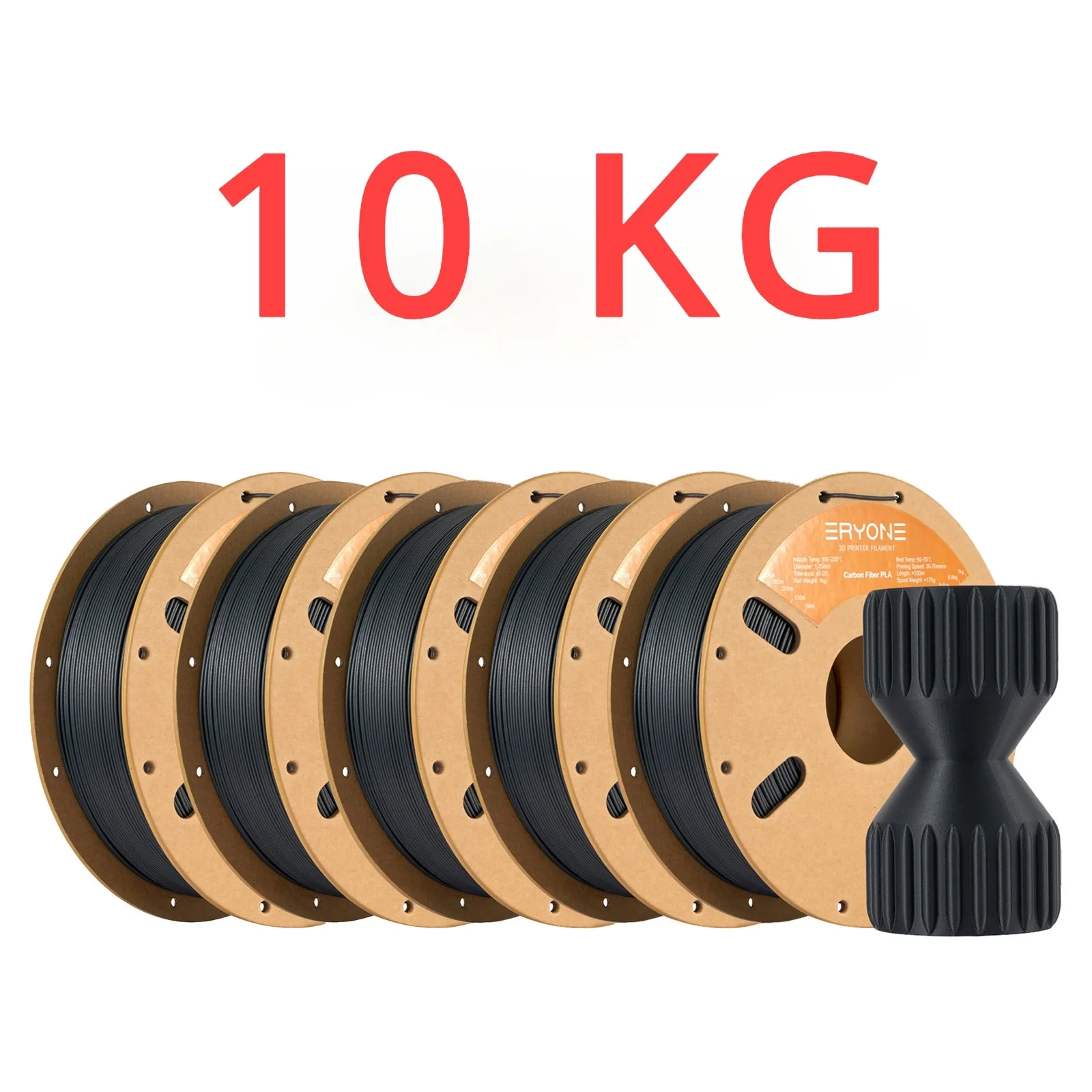 ERYONE 10KG Nylon PA6 3D Druck Filament 1,75mm/Rolle Hohe Qualität Keine Verwicklung Perfekte Spulen für FDM 3D Drucker