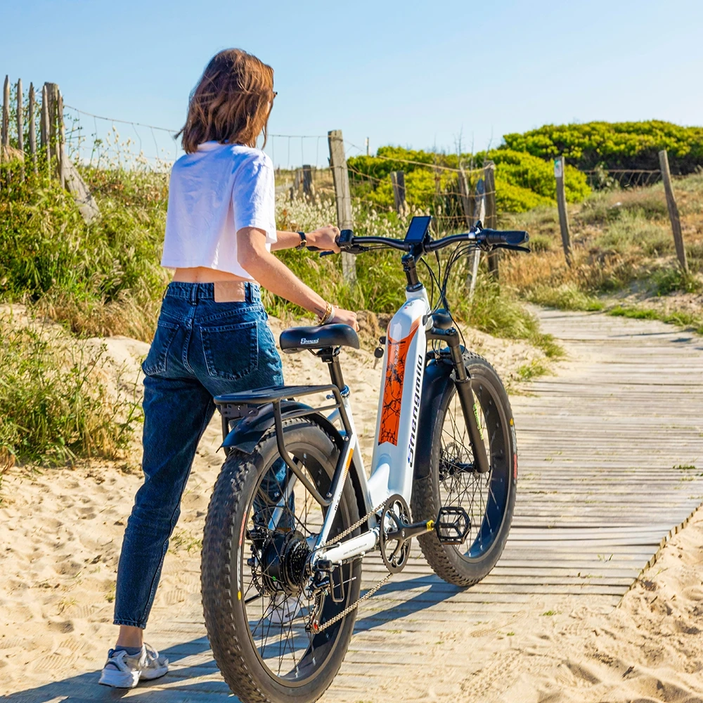 Shengmilo MX06 Erwachsene Elektrofahrrad 48V17,5AH Batterie Fat Tire E-Mountain Ebike Herren Damen City E-Bike 500W Elektrofahrrad