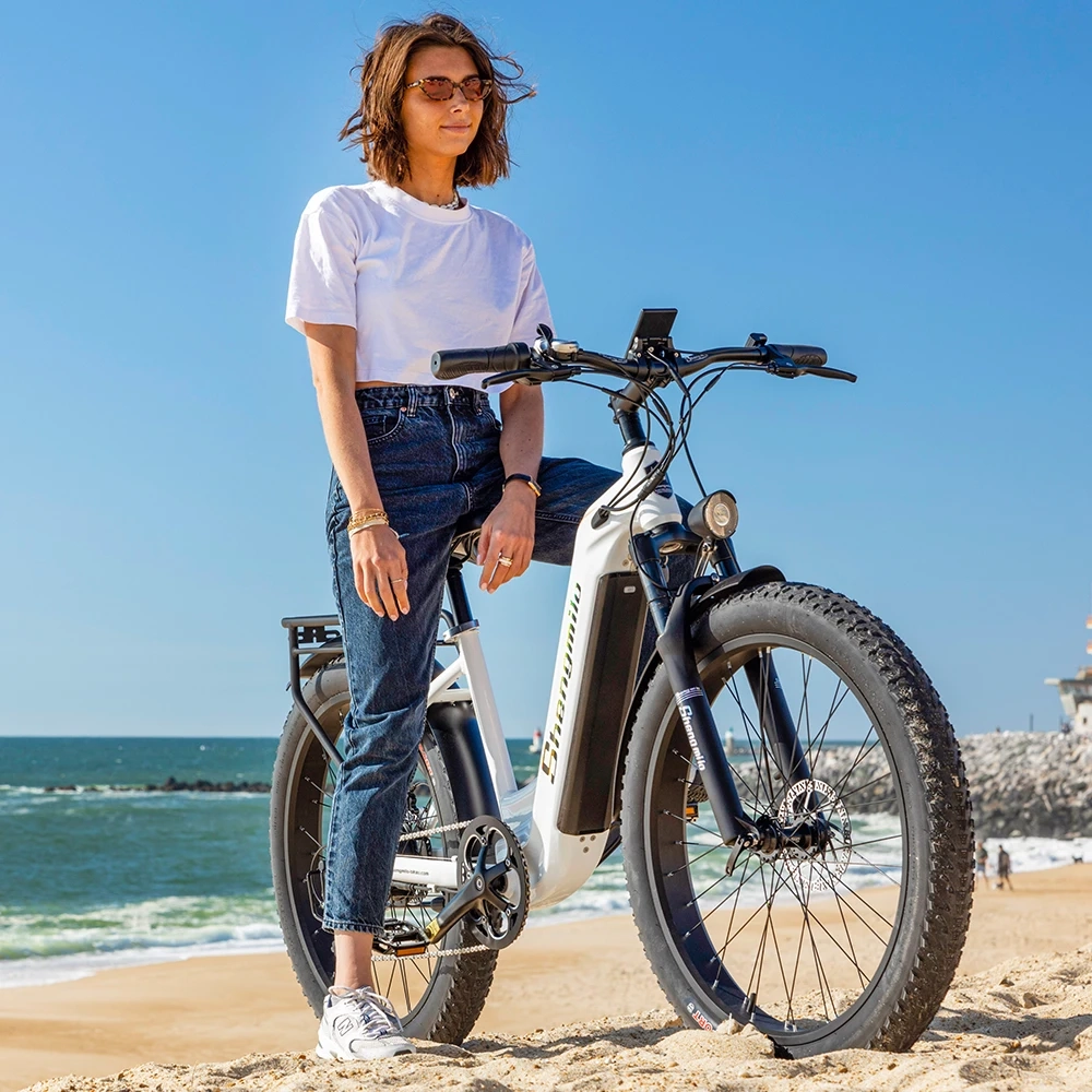 Shengmilo MX06 Erwachsene Elektrofahrrad 48V17,5AH Batterie Fat Tire E-Mountain Ebike Herren Damen City E-Bike 500W Elektrofahrrad