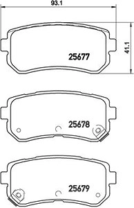 BREMBO Bremsbelagsatz P 30 068 Bremsbeläge,Bremsklötze HYUNDAI,KIA,Tucson (TL, TLE),ix20 (JC),Kona (OS),KONA Kasten/SUV (OS, OSE, OSI),SONATA VII (LF)