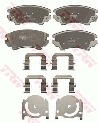 TRW Bremsbelagsatz GDB1783 Bremsbeläge,Bremsklötze OPEL,CHEVROLET,SAAB,INSIGNIA Caravan,Astra J Sports Tourer (P10),ASTRA J,ZAFIRA TOURER C (P12)