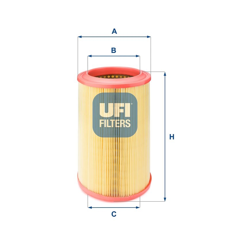 UFI Luftfilter 27.366.00 Motorluftfilter,Filter für Luft ALFA ROMEO,LANCIA,147 (937),156 Sportwagon (932),156 (932),GT (937),THESIS (841AX)