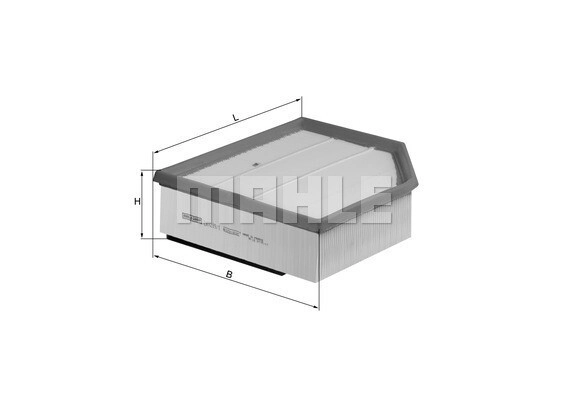 MAHLE ORIGINAL Luftfilter LX 1289/1 Motorluftfilter,Filter für Luft VOLVO,V70 II (285),XC90 I (275),S60 I (384),XC70 Cross Country (295)