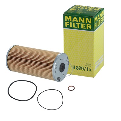 MANN-FILTER Ölfilter H 829/1 x Motorölfilter,Filter für Öl MERCEDES-BENZ,Stufenheck (W124),E-Klasse Limousine (W210),SL (R129)